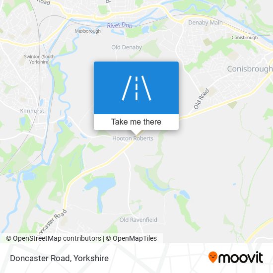 Doncaster Road map