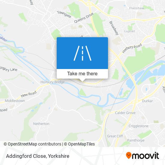 Addingford Close map