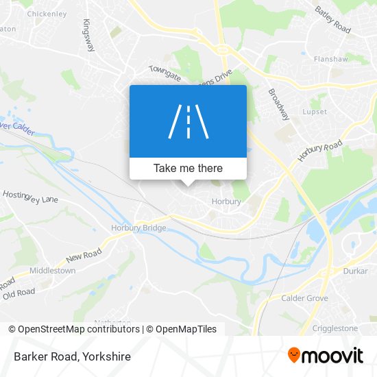 Barker Road map