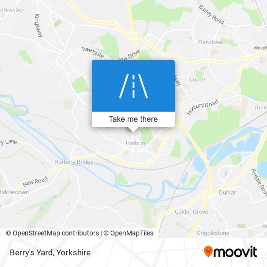 Berry's Yard map
