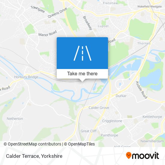 Calder Terrace map