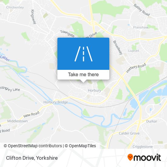 Clifton Drive map