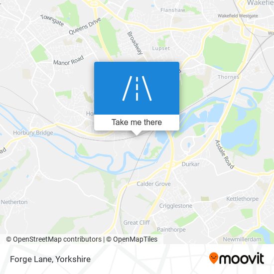 Forge Lane map