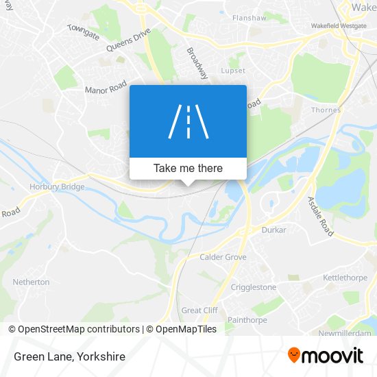 Green Lane map