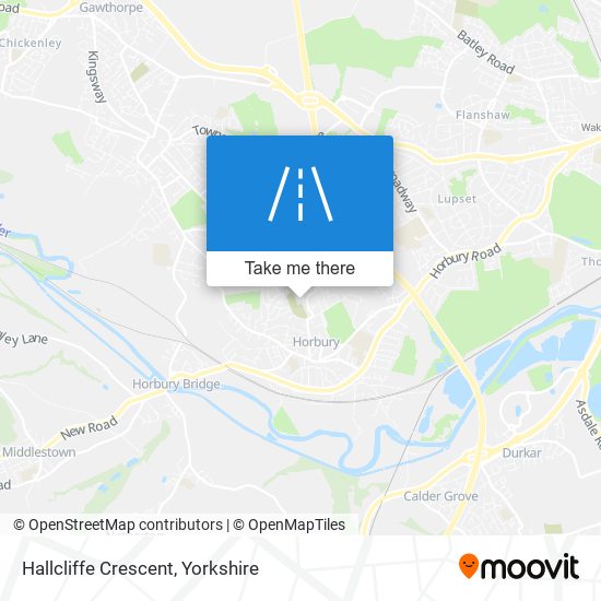 Hallcliffe Crescent map