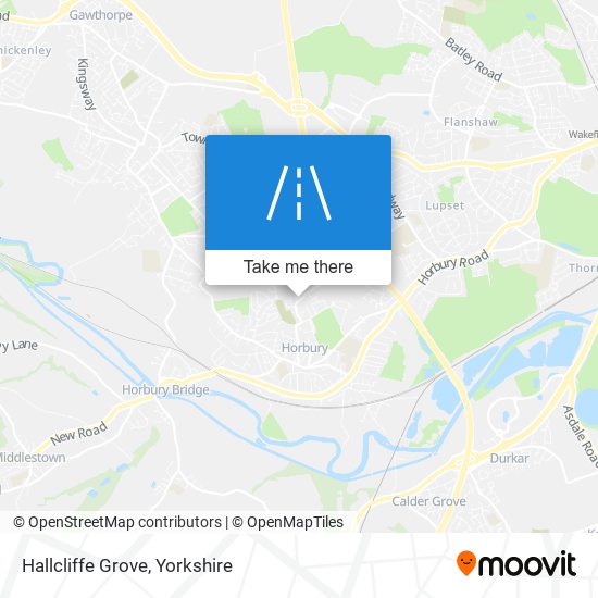 Hallcliffe Grove map
