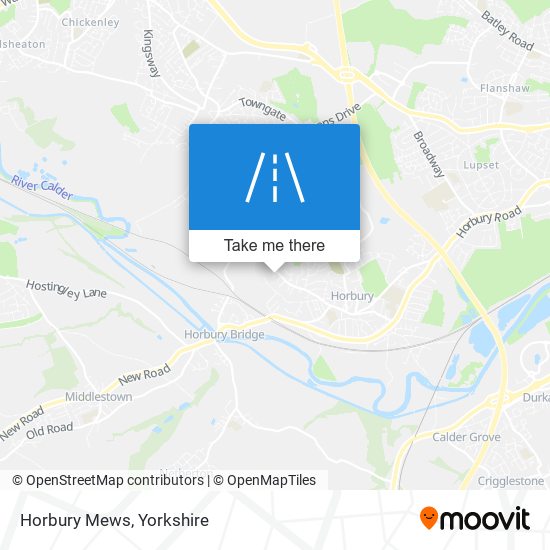 Horbury Mews map