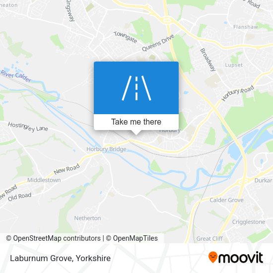 Laburnum Grove map