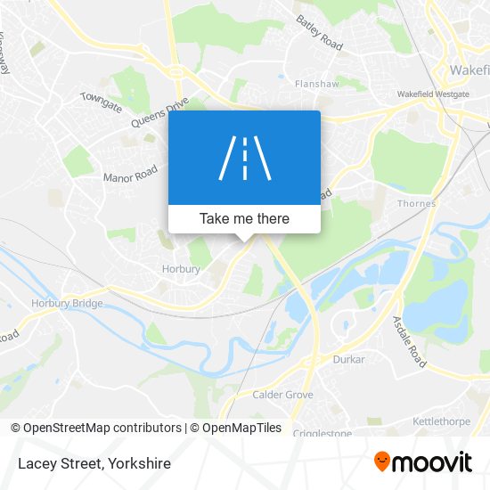 Lacey Street map