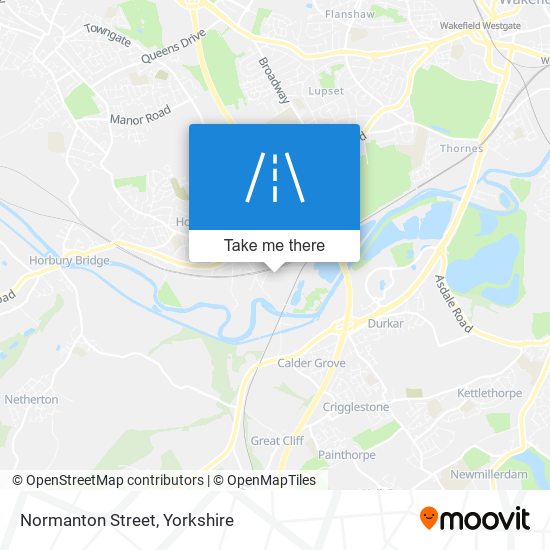 Normanton Street map