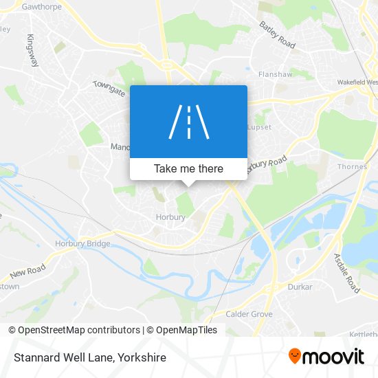 Stannard Well Lane map