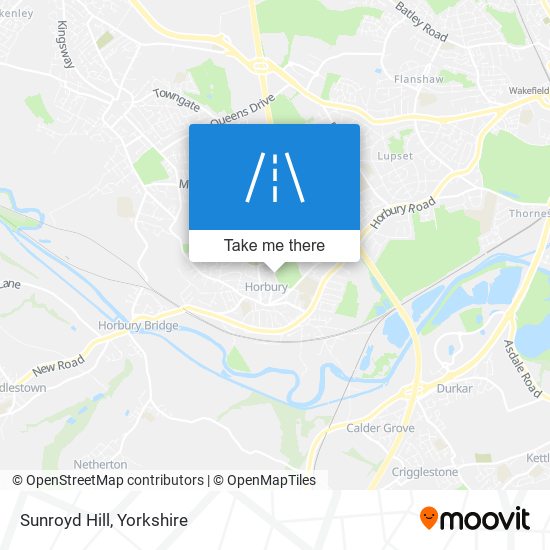 Sunroyd Hill map