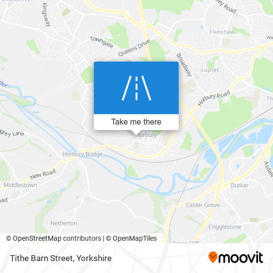 Tithe Barn Street map