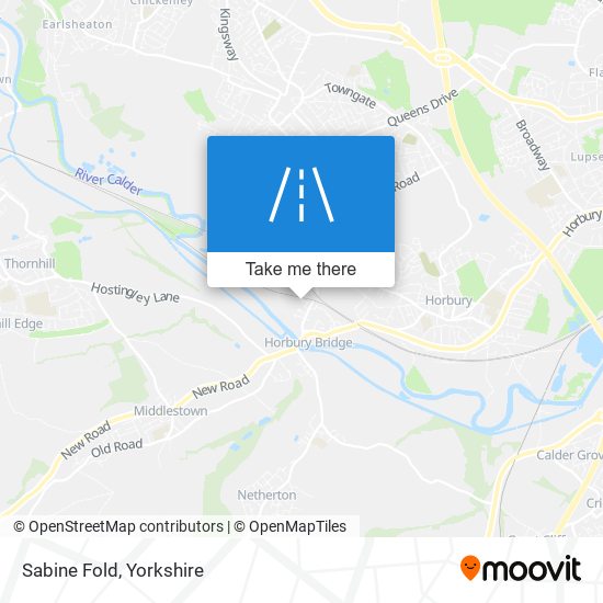 Sabine Fold map