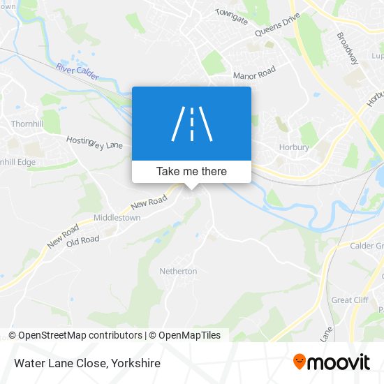 Water Lane Close map