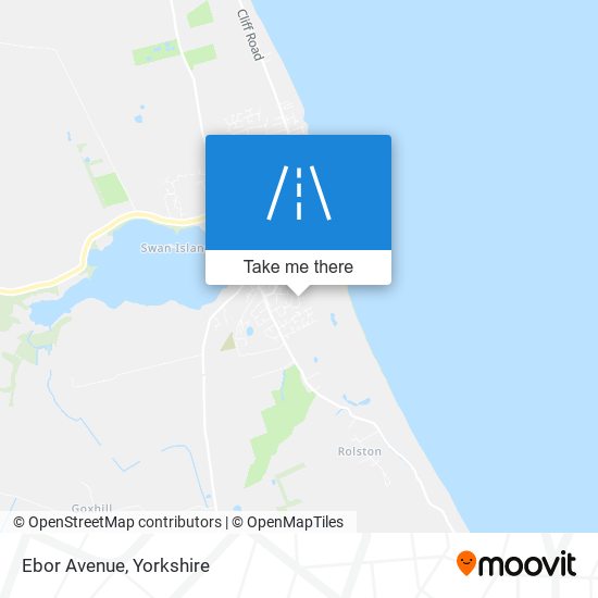 Ebor Avenue map