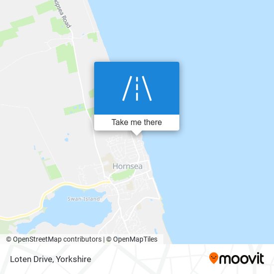 Loten Drive map