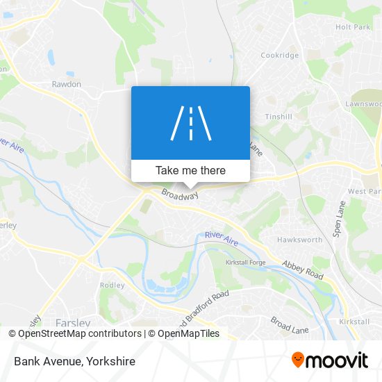 Bank Avenue map