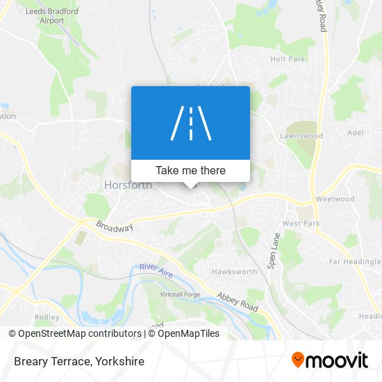 Breary Terrace map