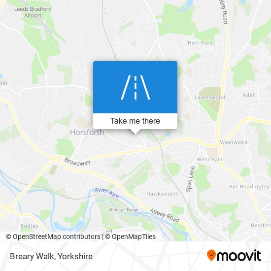 Breary Walk map