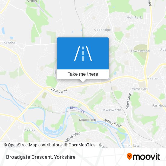 Broadgate Crescent map