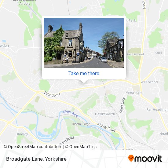 Broadgate Lane map