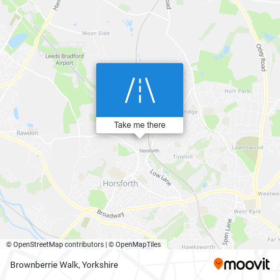 Brownberrie Walk map