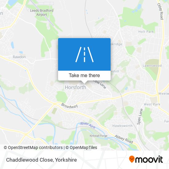 Chaddlewood Close map