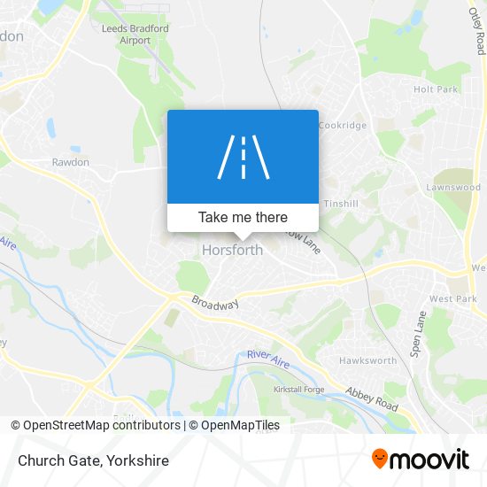 Church Gate map