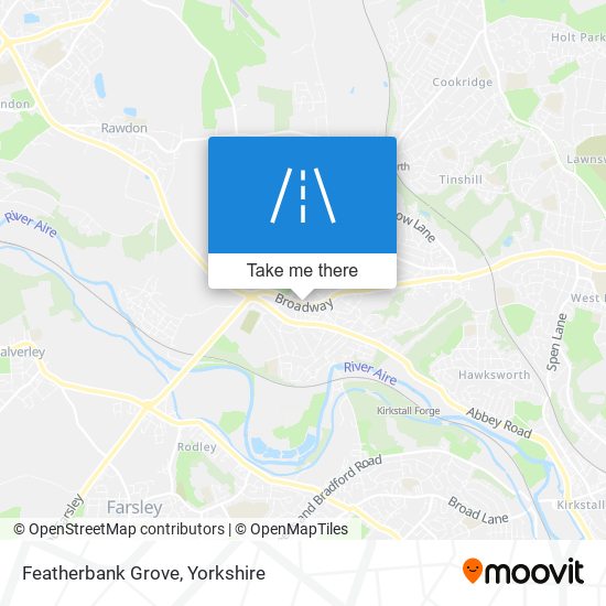 Featherbank Grove map