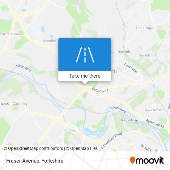 Fraser Avenue map
