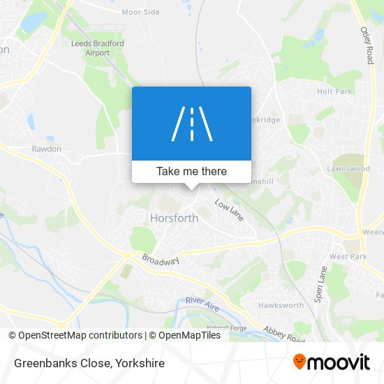 Greenbanks Close map