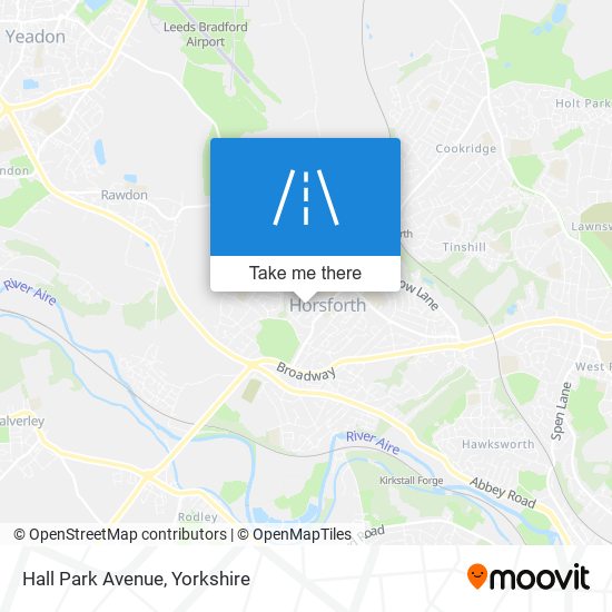 Hall Park Avenue map