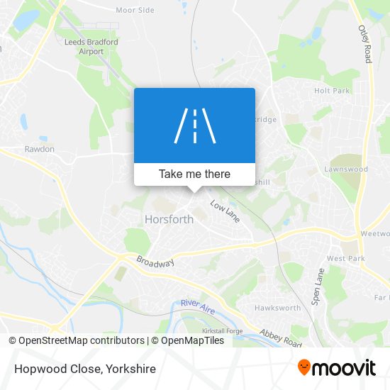 Hopwood Close map