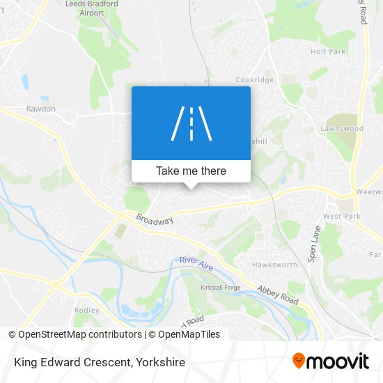 King Edward Crescent map