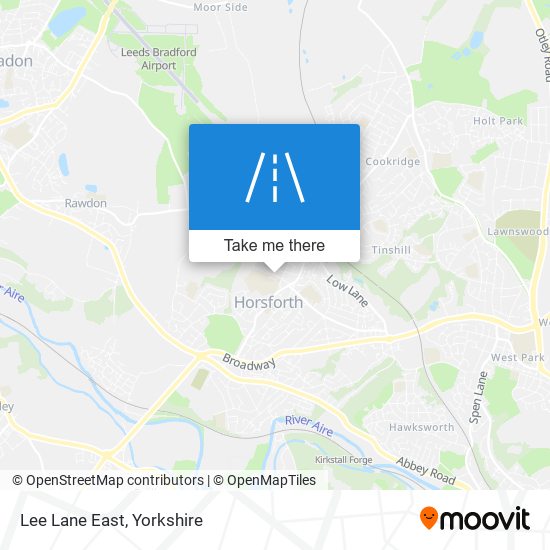 Lee Lane East map