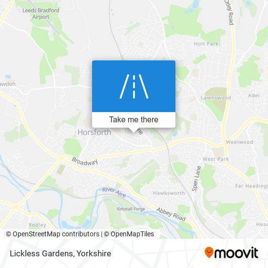 Lickless Gardens map