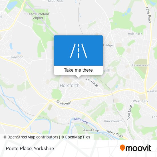Poets Place map