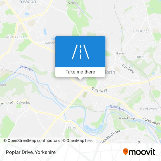Poplar Drive map