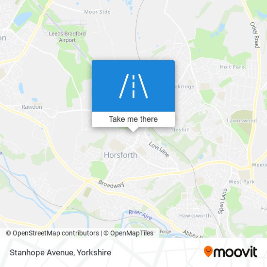 Stanhope Avenue map