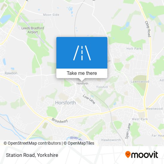 Station Road map
