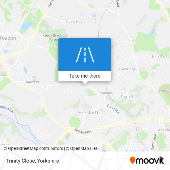 Trinity Close map