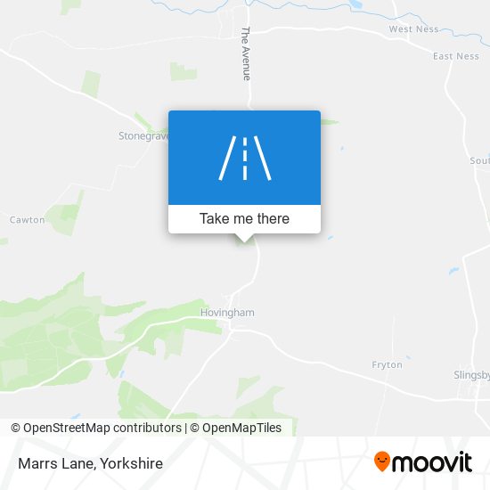 Marrs Lane map