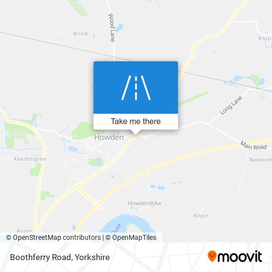 Boothferry Road map