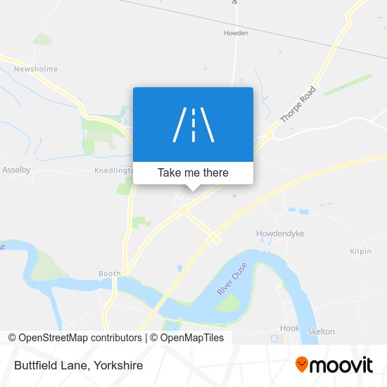 Buttfield Lane map