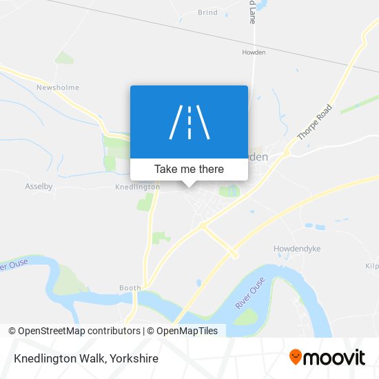 Knedlington Walk map
