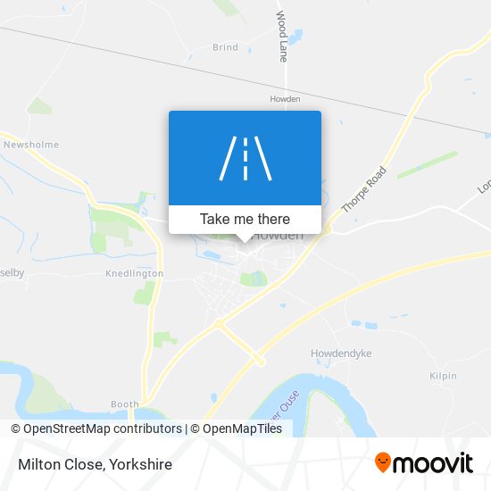 Milton Close map