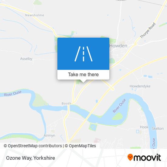 Ozone Way map