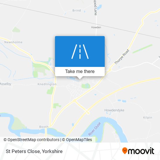 St Peters Close map