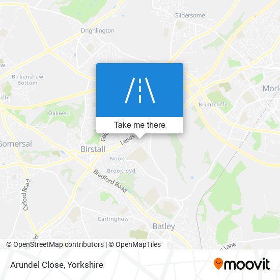 Arundel Close map